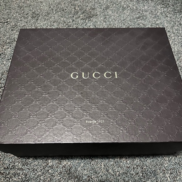 Gucci Grid brown and red high tops. Barely worn, great condition! - Picture 2 of 7